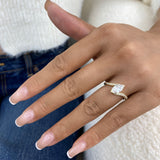 Novara Diamond Engagement Ring Yellow Gold 18k