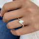 Novara Diamond Engagement Ring Yellow Gold 18k