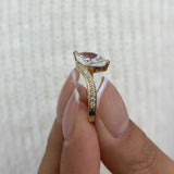Novara Diamond Engagement Ring Yellow Gold 18k