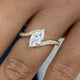 Engagement Ring 1.15 Carat Yellow Gold