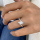 Alurea Diamond Engagement Ring White Gold 18k