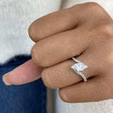 Alurea Diamond Engagement Ring White Gold 18k
