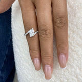 Alurea Diamond Engagement Ring White Gold 18k