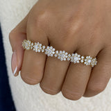 Diamond Tennis Bracelet 6.69 ct Yellow Gold