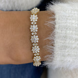Diamond Tennis Bracelet 6.69 ct Yellow Gold