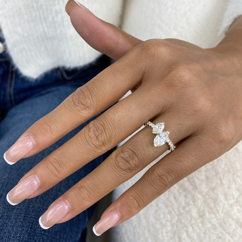 Calyra Diamond Engagement Ring Yellow Gold 18k