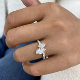 Calyra Diamond Engagement Ring Yellow Gold 18k