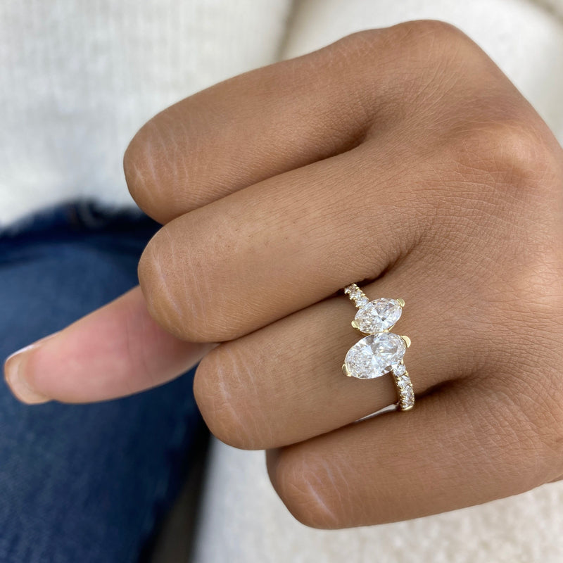 Calyra Diamond Engagement Ring Yellow Gold 18k