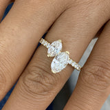 Calyra Diamond Engagement Ring Yellow Gold 18k