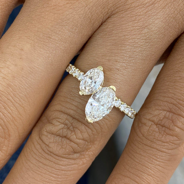 Calyra Diamond Engagement Ring Yellow Gold 18k