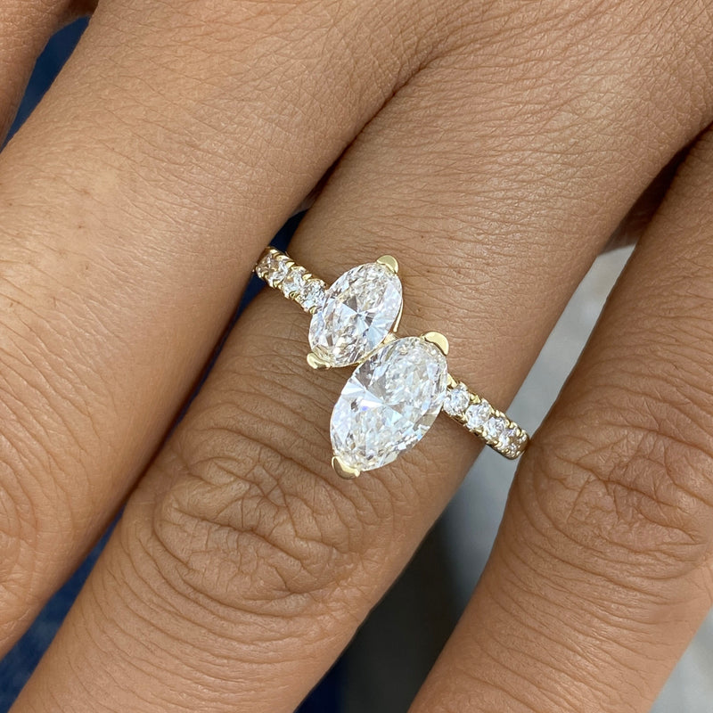 Calyra Diamond Engagement Ring Yellow Gold 18k