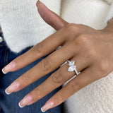 Engagement Ring 1.73 Carat White Gold