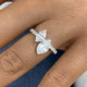 Engagement Ring 1.73 Carat White Gold