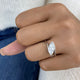 Thalene Diamond Engagement Ring White Gold 18k