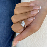 Thalene Diamond Engagement Ring White Gold 18k