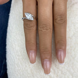 Thalene Diamond Engagement Ring White Gold 18k