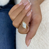 Astrielle Diamond Engagement Ring Yellow Gold 18k