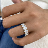 Diamond Band Ring 2.62 ct Yellow Gold