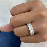 Diamond Band Ring 2.62 ct Yellow Gold