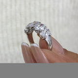Diamond Band Ring 2.65 ct White Gold