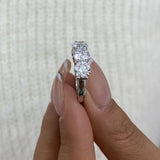 Diamond Band Ring 3.50 ct White Gold