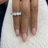 Diamond Band Ring 3.50 ct White Gold