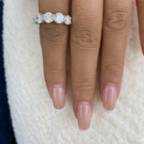 Diamond Band Ring 3.50 ct Yellow Gold