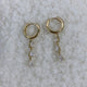 Diamond Dangle Earrings 0.6 ct Yellow Gold