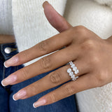 Diamond Band Ring 1.93 ct White Gold