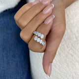 Diamond Band Ring 1.93 ct White Gold