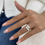 Diamond Band Ring 1.93 ct Yellow Gold