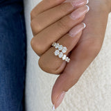 Diamond Band Ring 1.93 ct Yellow Gold