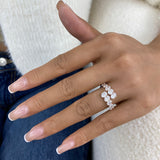 Diamond Band Ring 1.93 ct Rose Gold