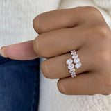 Diamond Band Ring 1.93 ct Rose Gold