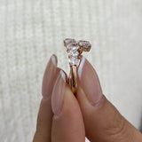 Diamond Band Ring 1.93 ct Rose Gold