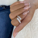 Diamond Band Ring 1.93 ct Rose Gold