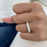 Diamond Band Ring 2 ct Yellow Gold