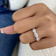 Diamond 3 Stone Ring 1.7 ct White Gold