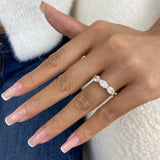 Diamond 3 Stone Ring 1.7 ct Yellow Gold