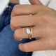 Diamond Solitaire Ring 0.7 ct Rose Gold