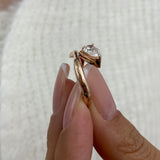 Diamond Solitaire Ring 0.7 ct Rose Gold