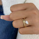 Diamond Solitaire Ring 0.7 ct Yellow Gold