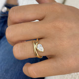 Diamond Solitaire Ring 0.7 ct Yellow Gold