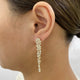 Diamond Dangle Earrings 4.7 ct Yellow Gold