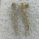 Diamond Dangle Earrings 4.7 ct Yellow Gold