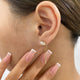 Diamond Chain Earrings 1.3 ct Yellow Gold