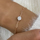 Diamond Chain Bracelet 0.9 ct Rose Gold