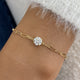 Diamond Chain Bracelet 0.9 ct Yellow Gold