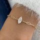 Diamond Chain Bracelet 0.8 ct Yellow Gold