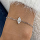 Diamond Chain Bracelet 0.9 ct White Gold